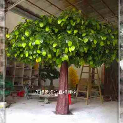 Simulación de árbol durian artificial para interiores, nuevo modelado personalizado, venta al por mayor