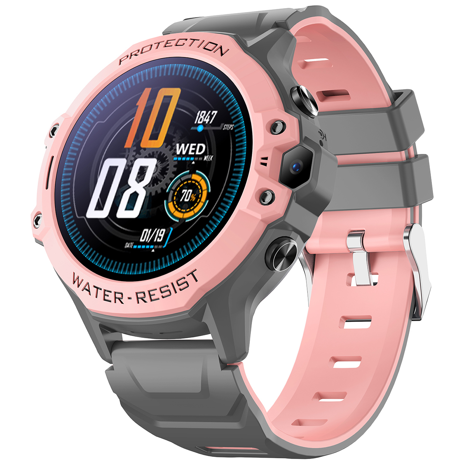 Pink Silica Gel Strap