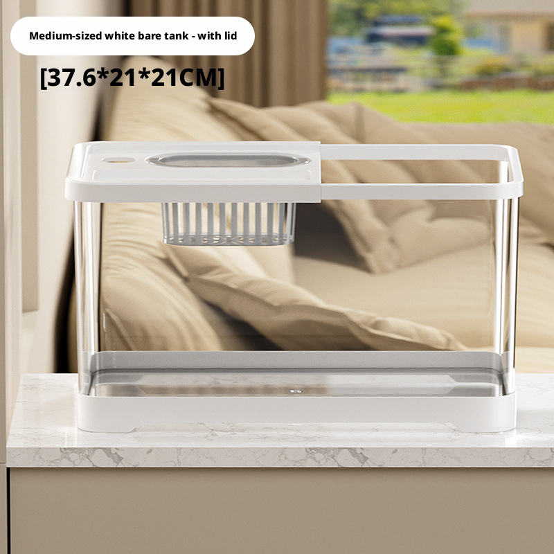 Blanco*37,6*21*21cm con tapa