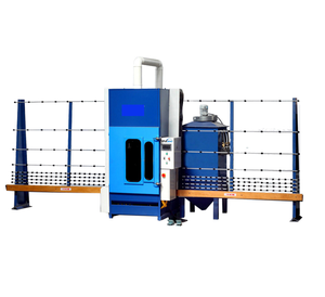 Çekirdek bileşenleri Motor ve PLC ile otomatik dikey cam kumlama makinesi - Product Image 3