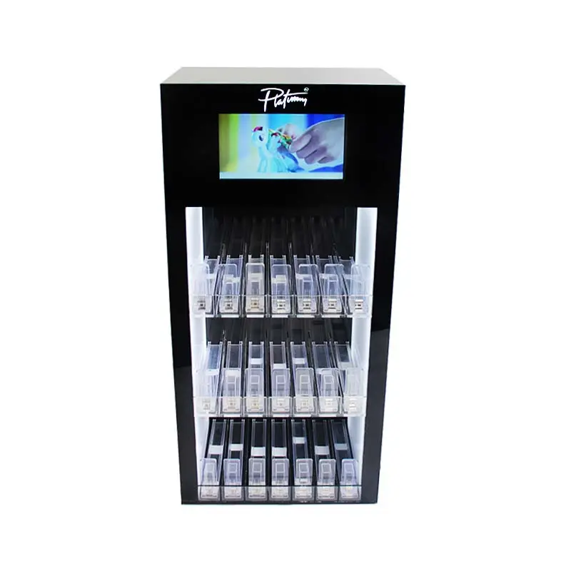 Expositor de cigarrillos con soporte personalizado, expositor de cigarrillos de tabaco, Tienda de cigarrillos, estante de exhibición con luz Led
