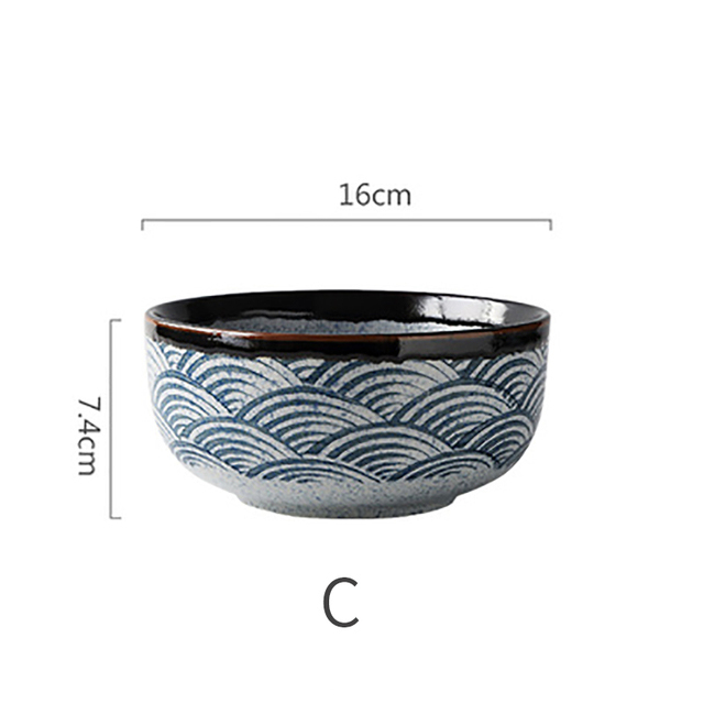 Ciotola coreana blu da 6,25 pollici