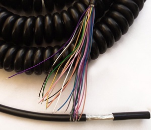 最新のMPGハンドホイールエンコーダーCNC手動パルス発生器21コアスプリングスパイラルケーブル - Product Image 4