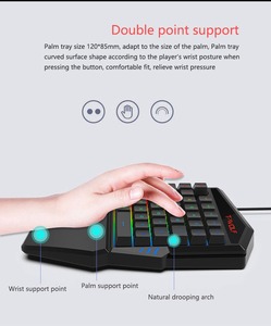 カラーTF900マウスとキーボード、ワイヤーUSB有線キーボードとマウスセットデスクトップラップトップコンピューターユニバーサル - Product Image 6