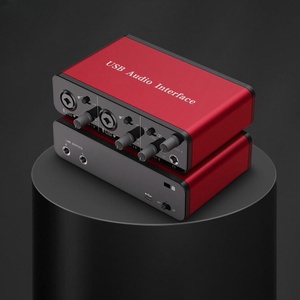 Doble conector de guitarra XLR mezclador digital PCB tarjeta de sonido recordng UAC 3,0 interfaz de audio USB - Product Image 2