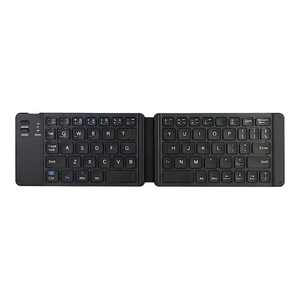 Mini teclado plegable inalámbrico Bt Teclado plegable portátil para iPad Tablet SmartPhone - Product Image 1