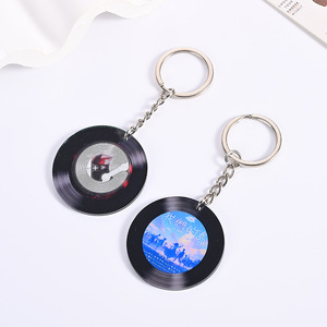 Tùy chỉnh Acrylic Mini Album NFC Keychain tap để âm nhạc NFC CD Hộp kiểm soát truy cập thẻ - Product Image 3
