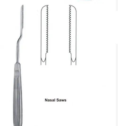 Sierra nasal Joseph Sierra de hueso nasal izquierda derecha para instrumentos quirúrgicos ENT