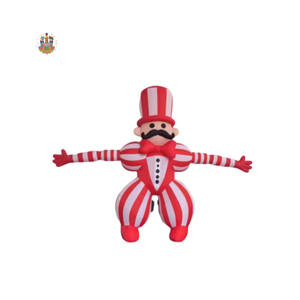 Nhà máy tùy chỉnh chất lượng cao 3.5m phim hoạt hình chú hề trang trí - Product Image 4