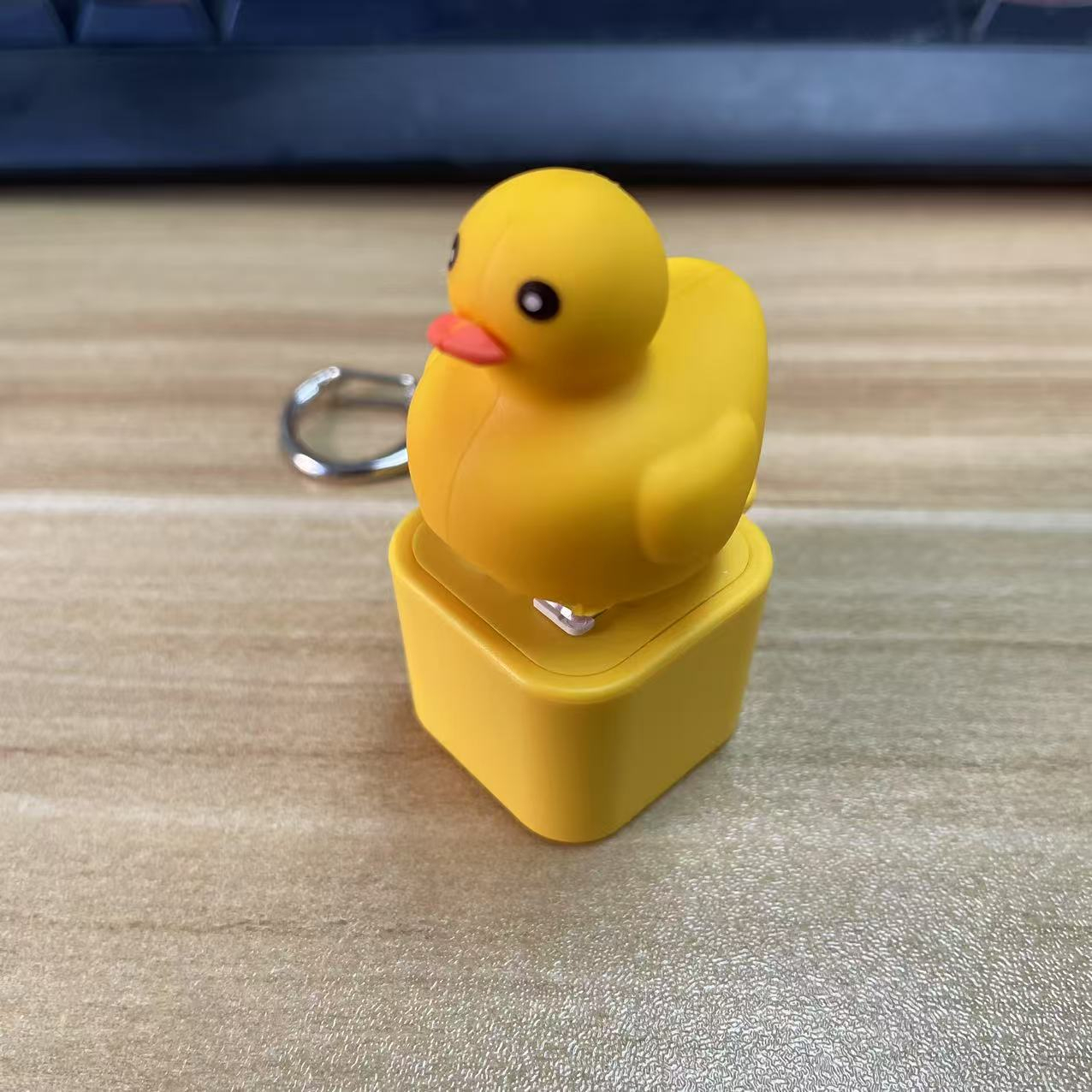 pila de botón de pato