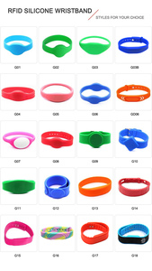 Waterproof Adjustable Id Bracelet RFID Silicone Wristband 13.56MHz Full Color Customized QR <strong>Code</strong> for Access Control System - Product Image 6