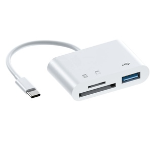 Cantell 2-in-1 externer Micro-USB-und Typ-C-Adapter OTG TF CF SD-Speicher kartenleser und-schreiber für Macbook Samsung-USB-C geräte