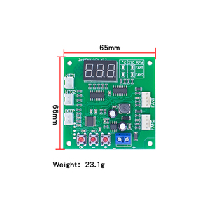 DC 12V 2 CH PWM Digital DC Motor Speed <strong>Controller</strong> Fan Thermostat <strong>Temperature</strong> Control Switch <strong>Temperature</strong> <strong>Sensor</strong> Buzzer - Product Image 5