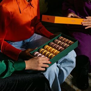 Chất lượng cao sinh thái tái chế Macaron hộp bán buôn Cookie bao bì cho Macarons gói hộp tùy chỉnh Macaron hộp - Product Image 3