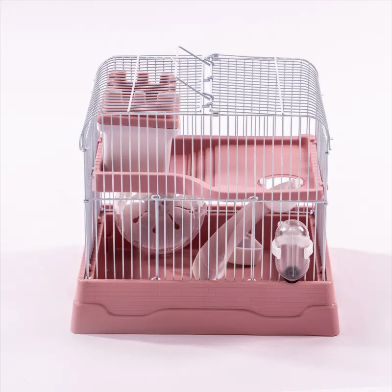 Vente chaude Beauté Hamster Cage Coloré Nain Hamster Cage Construit En Lapin Ginuie Cochon Et Hamster Cages