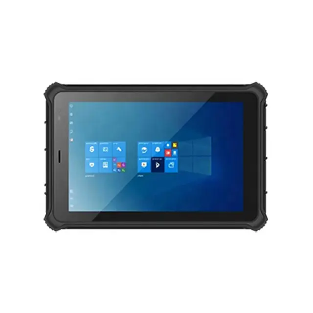 Tablet industrial de 10 polegadas, windows 10, à prova d' água ip67 4 + 64gb com bateria grande g + g 2.5d touch screen