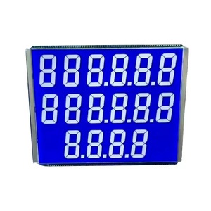 Monocromatico produttore LCD personalizzato 7 segmento 4 cifre TN STN FSTN VA display LCD schermo distributore carburante modulo display LCD