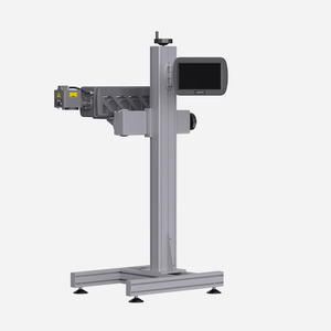 PHEZER high speed CO2 40w 60w laser <strong>coding</strong> on wood bottle plastic logo barcode UDI QR DM code marking - Product Image 5