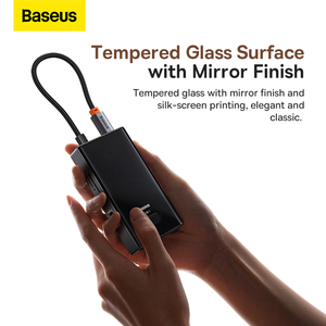 Baseus 8-Port Type-C Usb <strong>Hub</strong> 3.0 Plug DP Cable <strong>Network</strong> Card <strong>Computer</strong> Laptop Phone Tablet Adapter - Product Image 3