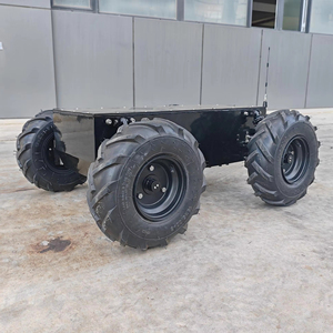 4 колеса приводной двигатель 4WD умный автомобиль pwt1000 мобильный робот Платформа 4WD электрическая шина протокол робот Платформа - Product Image 1