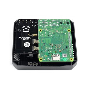 Für Raspberry Pi 4B Metall gehäuse Aluminium legierung Box-Intelligente Temperatur regelung Lüfters chutz hülle - Product Image 2