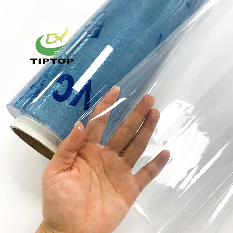 Tiptop produttore a basso prezzo personalizzato spessore pvc super trasparente per borsa e tovaglia
