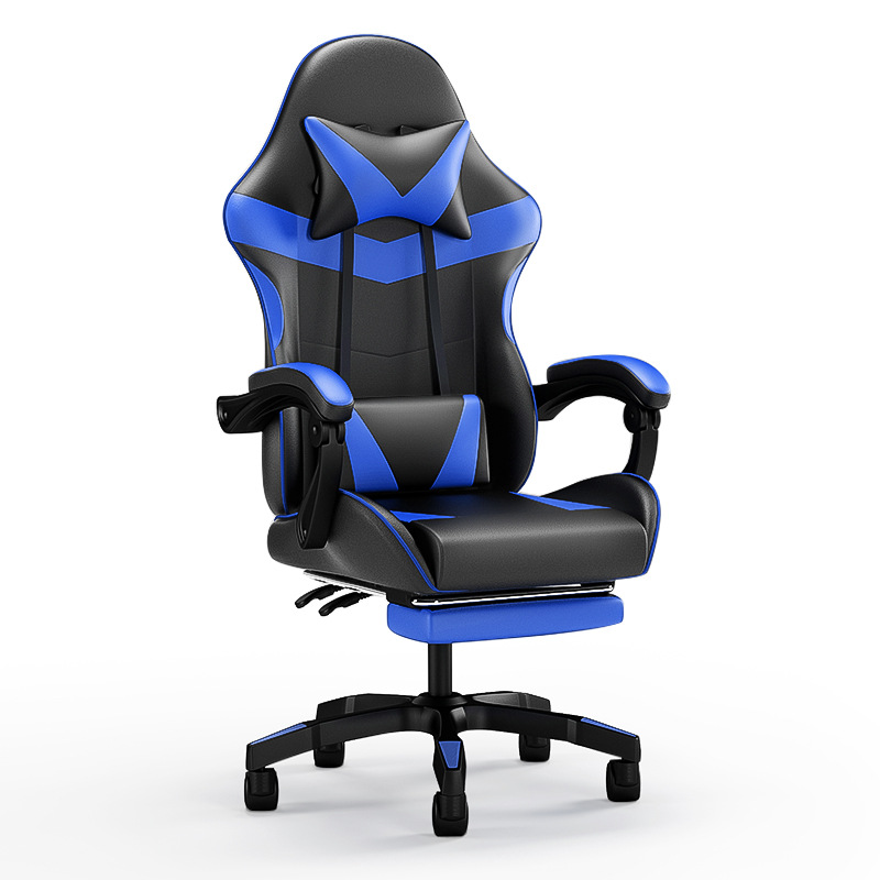 Black and blue footrest style