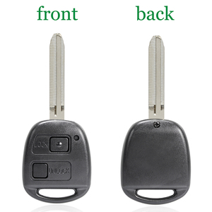 T-o-yo-ta RAV4 Prado Tarago Avensis Avensis 03-10 için uyumlu 433Mhz 4D68 çip TOY43 bıçak ile 2 düğmeler akıllı uzaktan araba anahtarı - Product Image 3