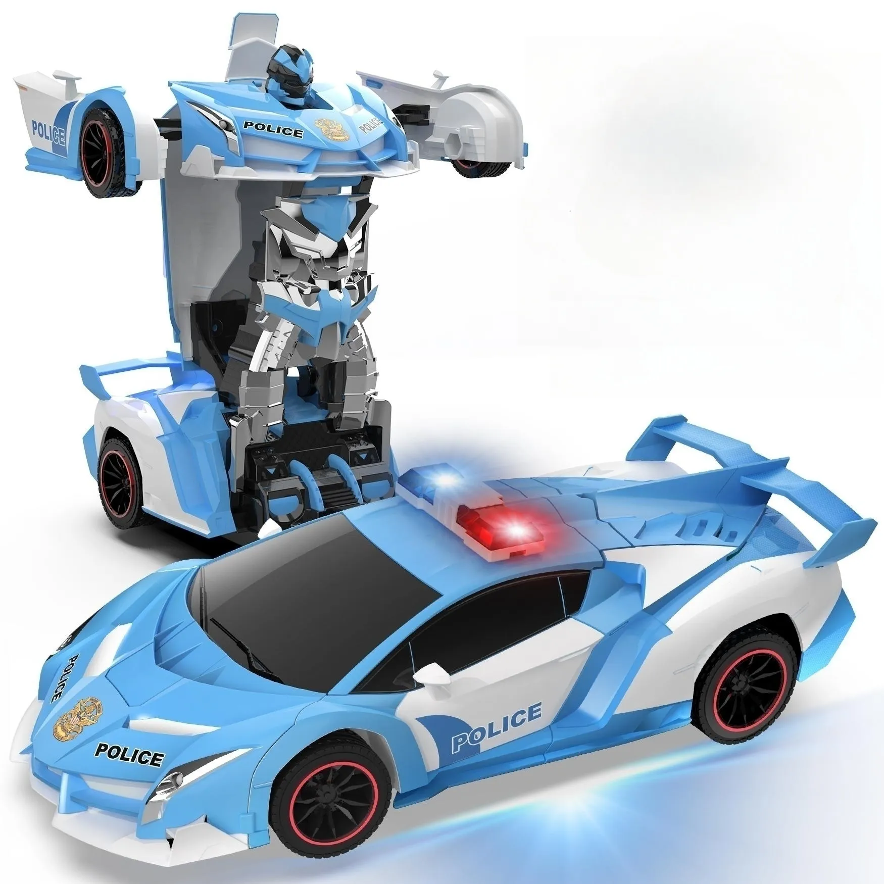 2 ב 1 חשמלי רובוט מכונית שינוי עיוות מכונית ילדי צעצועי חיצוני שלט רחוק להפוך רכב רובוט צעצוע