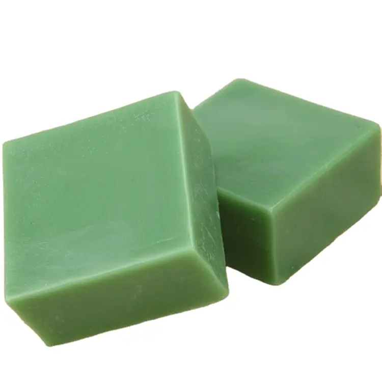 Original matcha chá verde sabão suavemente hidratar a pele Plant extrato forma de mão-sabão quadrado limpo branqueamento nutrição