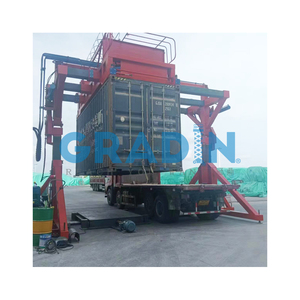 35Ton Hydraulic 90 Degree <strong>Container</strong> Tilting <strong>Machine</strong> <strong>Loading</strong> <strong>Unloading</strong> Bulk Grain Sand 20GP <strong>Container</strong> Tilter