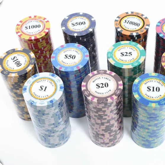 14g 3C глиняный покерный чип/покерные фишки/покерный чип казино