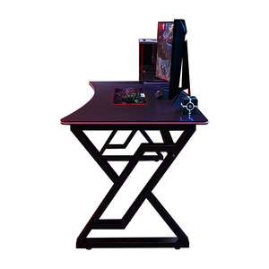 Escritorio moderno para juegos G5 con iluminación LED, altura ajustable con estructura de acero estable y superficie de arco de MDF para uso en el hogar, la Oficina y el ordenador - Product Image 3