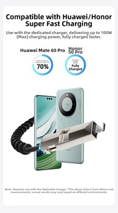 Cáp dữ liệu Kính thiên văn bốn trong một 240W sạc nhanh giao diện usb4 Type-C iPhone Hợp kim kẽm USB Type-C IOS xe PVC Áo khoác TPE - Product Image 5