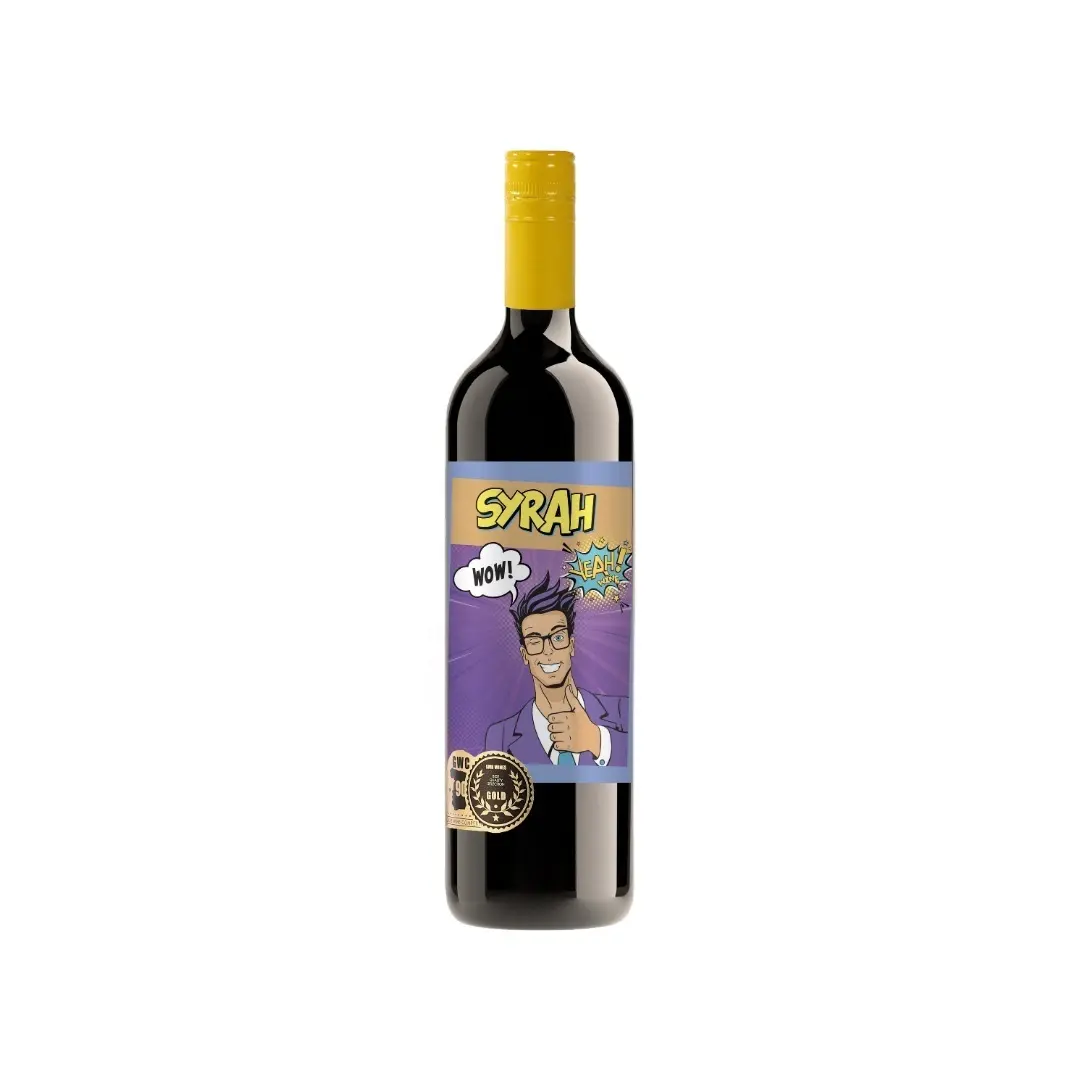 Syrah español de alta calidad YEAH 750ml vino tinto para Horeca