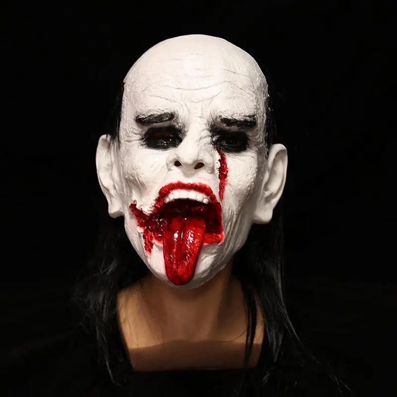 怖い悪魔フルフェイスヘルメットハロウィンホラーマスクコスプレ & パーティーデコレーション-邪悪なマスクアクセサリー