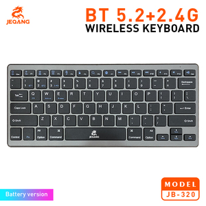 Jeqang JB-320 BT人机工程学USB接口键盘笔记本电脑和个人电脑电池版新产品 - Product Image 2