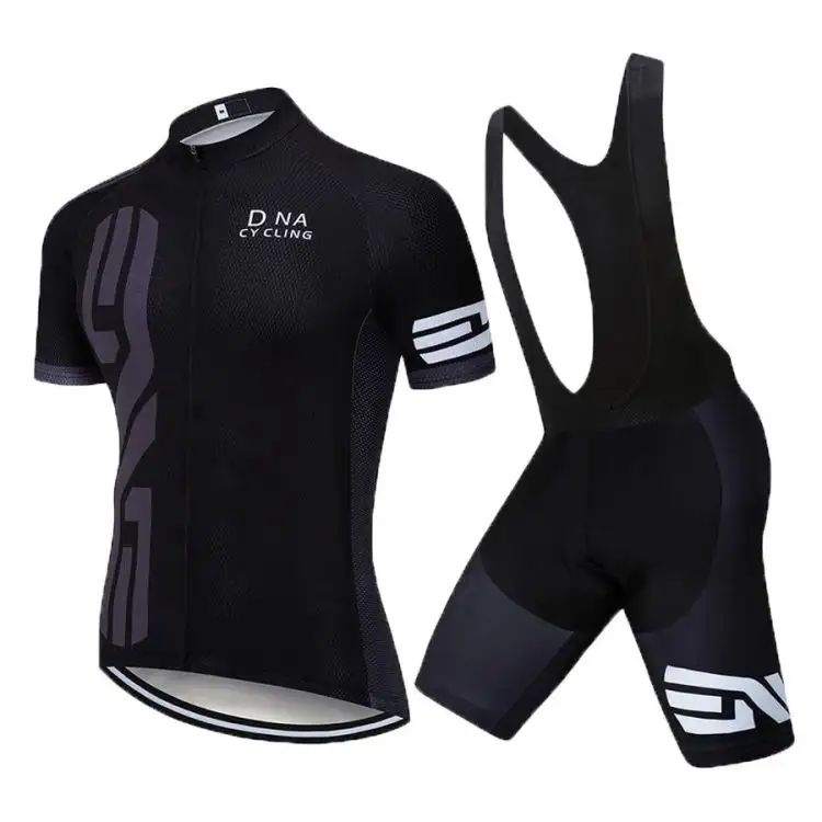 Ensemble de maillots de vélo à manches courtes avec sublimation pour équipe pro, top vente, avec kits de cyclisme en gros, pour hommes