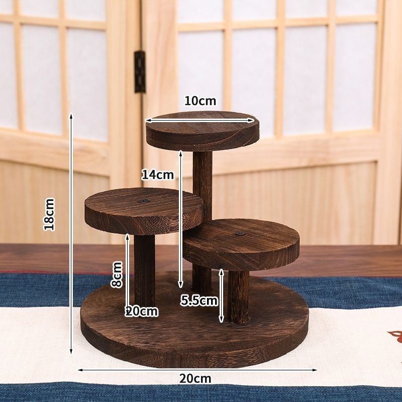 Three-tiered round storage rack (bulk)