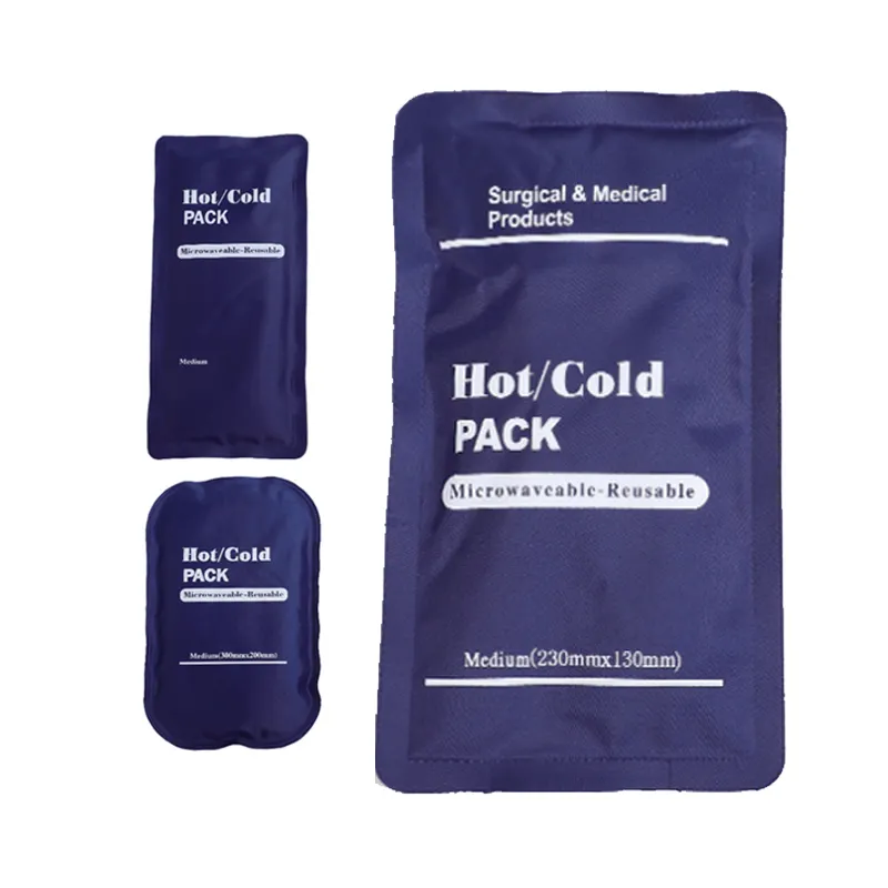 Atacado portátil flexível terapia lesões compressão gel gelo saco quente frio pacotes