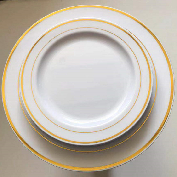 Gold Rim Plate
