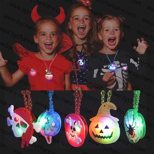 Trẻ Em Ủng Hộ Bên Phát Sáng Trong Bóng Tối Đồ Chơi Halloween Sáng Có Thể Điều Chỉnh Dây Đeo Cổ Tay Vòng Cổ Spinner Cho Viên Nang Đồ Chơi Phụ - Product Image 3