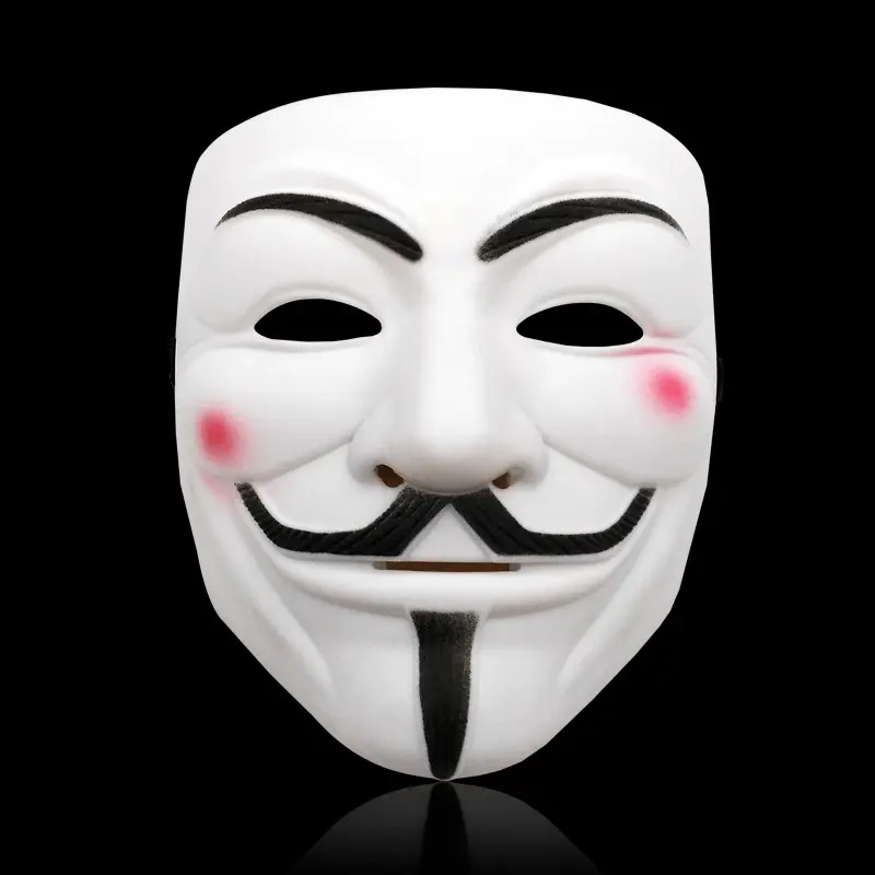 El yapımı anonim V vendetta masquerade maske karnaval parti için