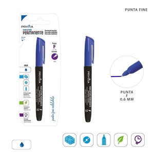 F ucu ile işaretleyici, 1 adet, mavi-yazma araçları - Product Image 1
