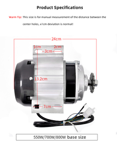 DC无刷48v 60v 1000w ev电机转换套件电动卡丁车高尔夫球车摆线齿轮电机