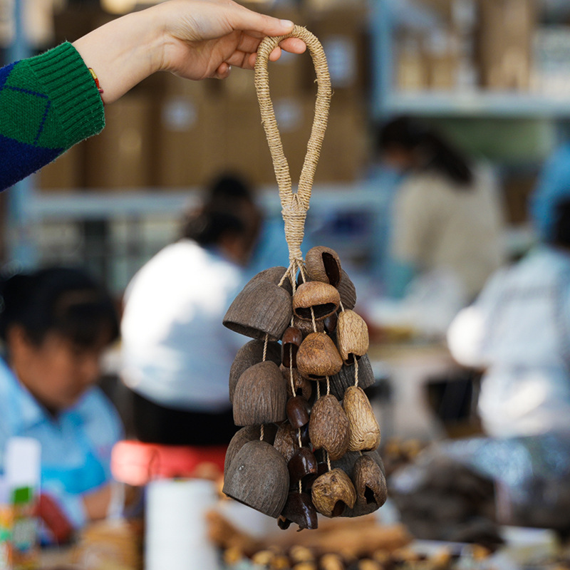 33 piezas de 3 tipos de cáscaras de frutas.