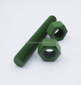 Cường độ cao ASTM A193 B7 Stud Bolt với ASTM A194 2h Hex Nut tiêu chuẩn chủ đề PTE lớp phủ - Product Image 2