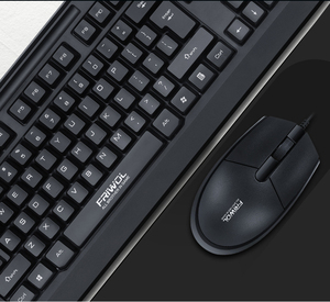 Juego de ratón y teclado personalizado de alta calidad KT109 FRIWOL ergonómico USB con cable ordenador Oficina Gaming teclado Combo óptico de escritorio - Product Image 4