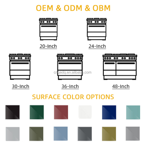 JOOHTEC 120V Luxury italiano bruciatore classico retrò elettrico girarrosto stufa continentale a Gas - Product Image 5
