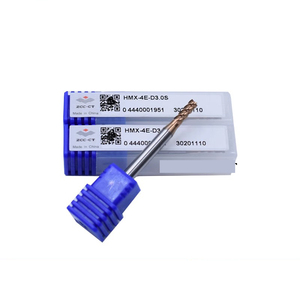 HMX-4E-D1.0S katı karbür Insert parmak freze çakısı kaplama ile freze makinesi için gelişmiş katı frezeler karbür ucu frezeleri - Product Image 4